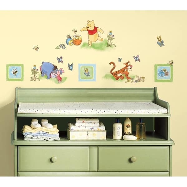 slide 2 of 4, Winnie the Pooh Toddler Peel & Stick Wall Decal Art