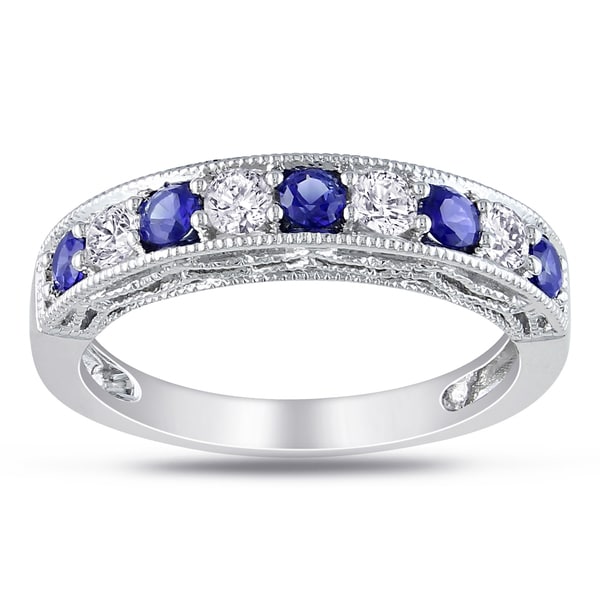 sterling silver sapphire rings