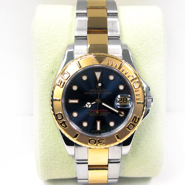 Pre-Owned Rolex Men's Midsize Two-tone Yachtmaster Watch