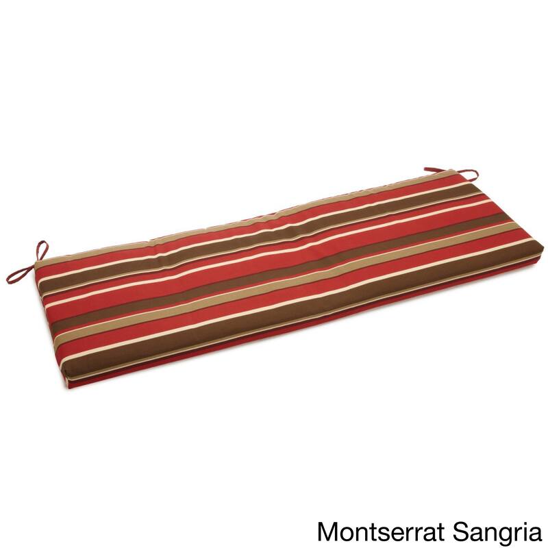Blazing Needles 60-inch Designer Outdoor Bench Cushion