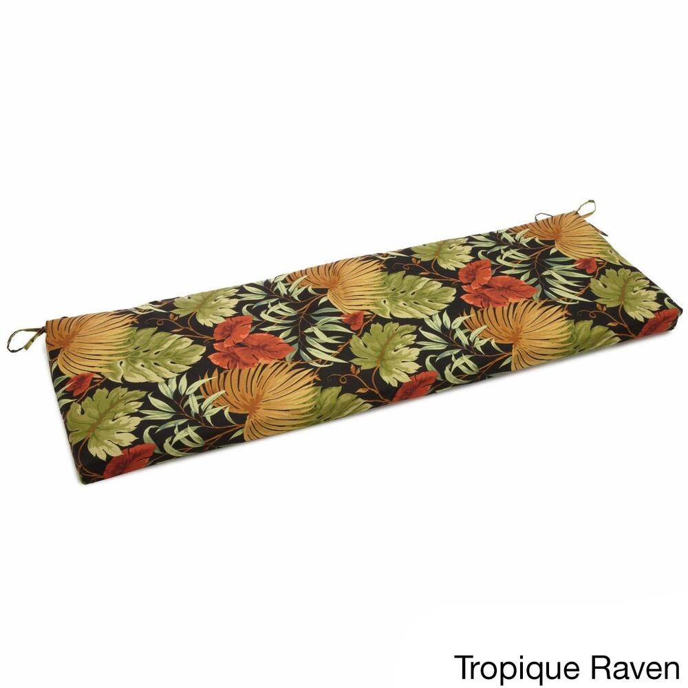 Blazing Needles 60-inch Designer Outdoor Bench Cushion