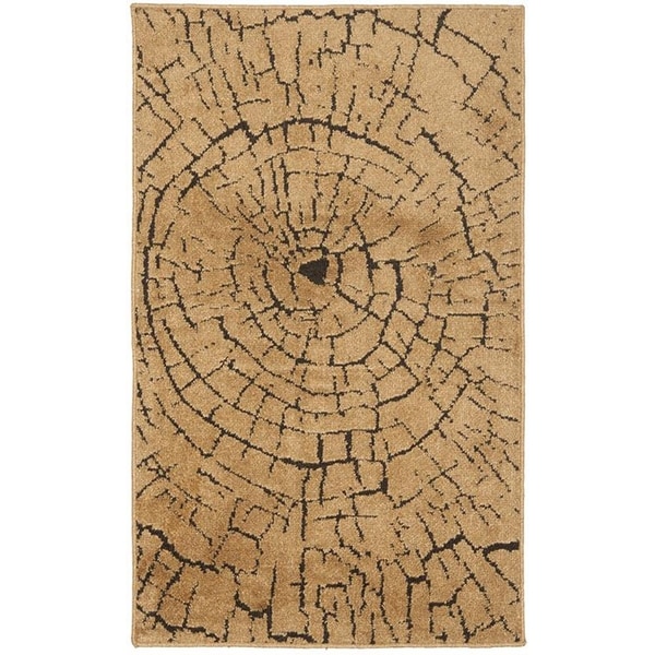 Safavieh Kashmir Camel/ Beige Modern Rug (4' x 6') - 4' x 6'
