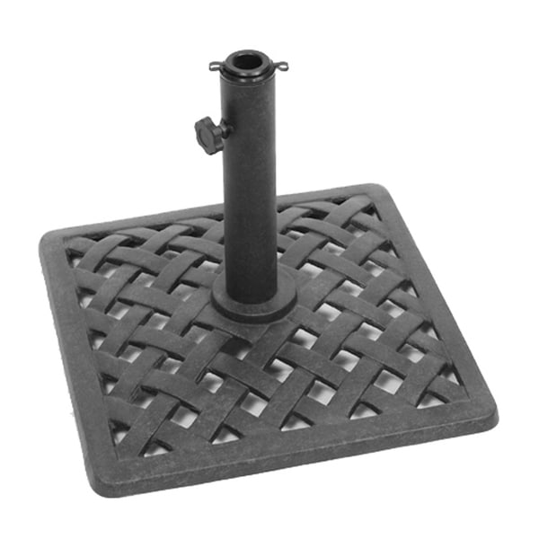 Black Square Cast Iron Umbrella Base Bed Bath & Beyond 7655556