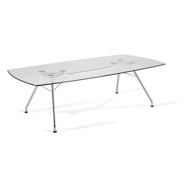 Shop OFM Glass Conference Table (47x94) Free Shipping Today