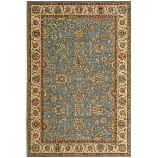 Nourison Living Treasures LI05 Area Rug - 2'6" x 4'3" - Aqua - Runner/Rectangle