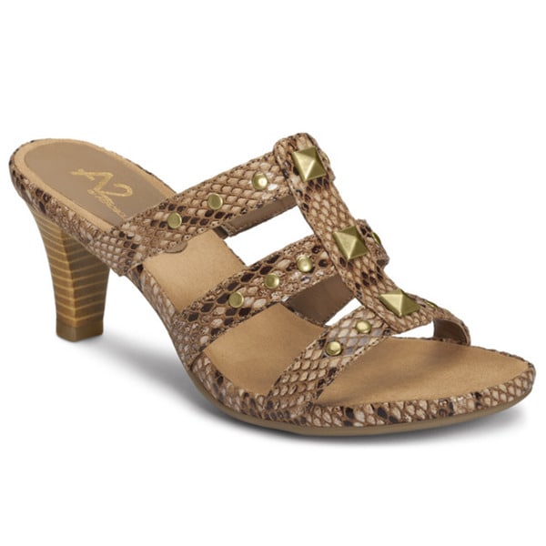snake print sandals flat