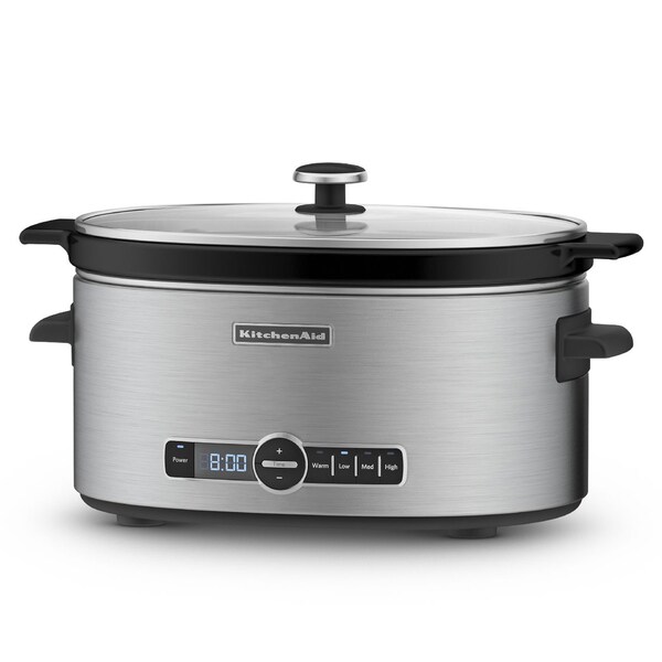 KitchenAid KSC6223SS Stainless Steel 6-quart Slow Cooker - Overstock ...