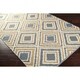 preview thumbnail 6 of 4, Hand-woven Tioga Gold Wool Area Rug - 2' x 3' - 2' x 3'