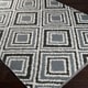 preview thumbnail 4 of 4, Hand-woven Velva Grey Wool Area Rug - 2' x 3' - 2' x 3'