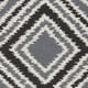preview thumbnail 3 of 4, Hand-woven Velva Grey Wool Area Rug - 2' x 3' - 2' x 3'