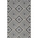 preview thumbnail 1 of 4, Hand-woven Velva Grey Wool Area Rug - 2' x 3' - 2' x 3' Grey - 2' x 3' - Rectangle