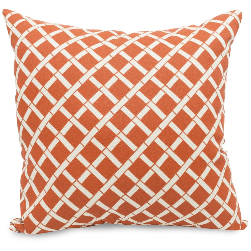 Majestic Home Goods Bamboo Indoor / Outdoor Large Pillow 20" L x 8" W x 20" H