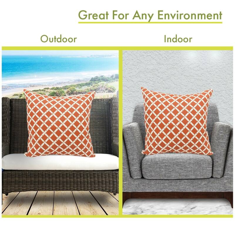 Majestic Home Goods Bamboo Indoor / Outdoor Large Pillow 20" L x 8" W x 20" H