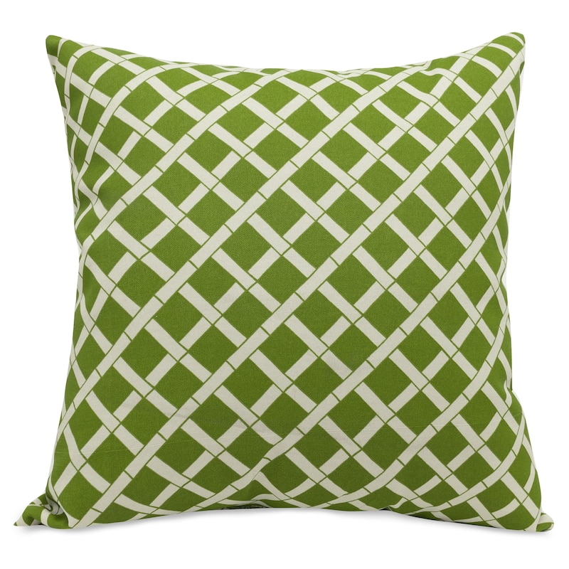 Majestic Home Goods Bamboo Indoor / Outdoor Large Pillow 20" L x 8" W x 20" H