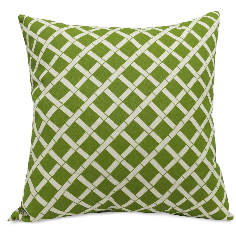 Majestic Home Goods Bamboo Indoor / Outdoor Large Pillow 20" L x 8" W x 20" H