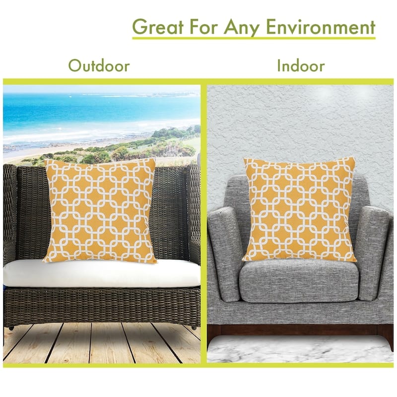 Majestic Home Goods Links Indoor / Outdoor Large Pillow 20" L x 8" W x 20" H