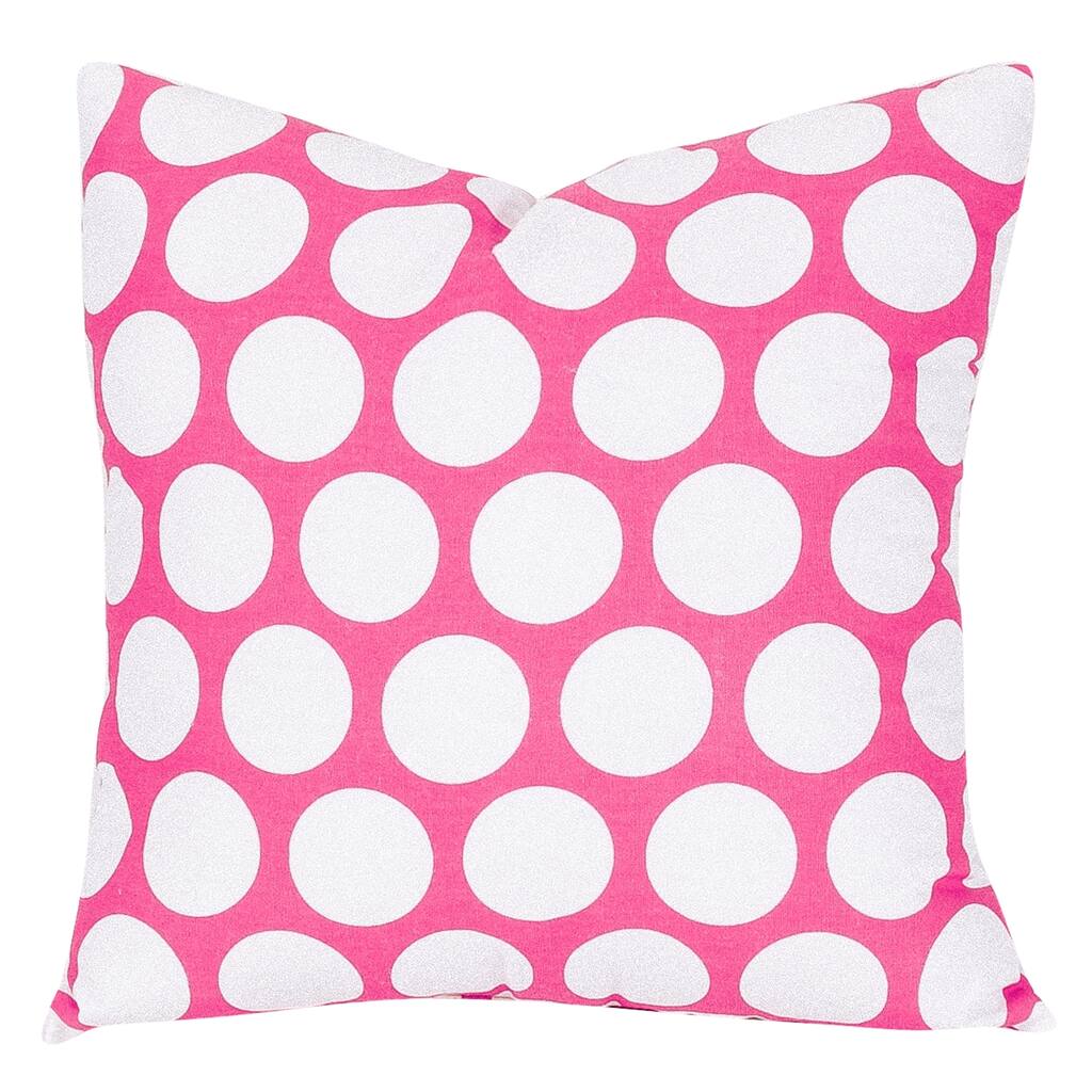 Majestic Home Goods Large Polka Dot Indoor Large Pillow 20" L x 8" W x 20" H