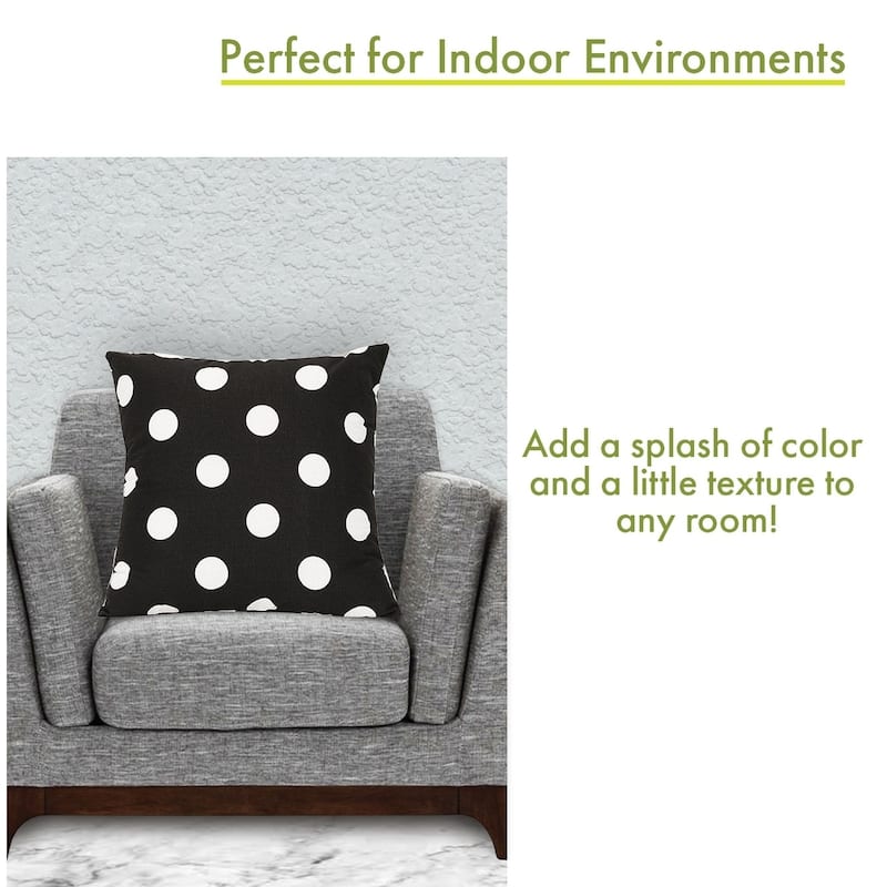 Majestic Home Goods Large Polka Dot Indoor Large Pillow 20" L x 8" W x 20" H