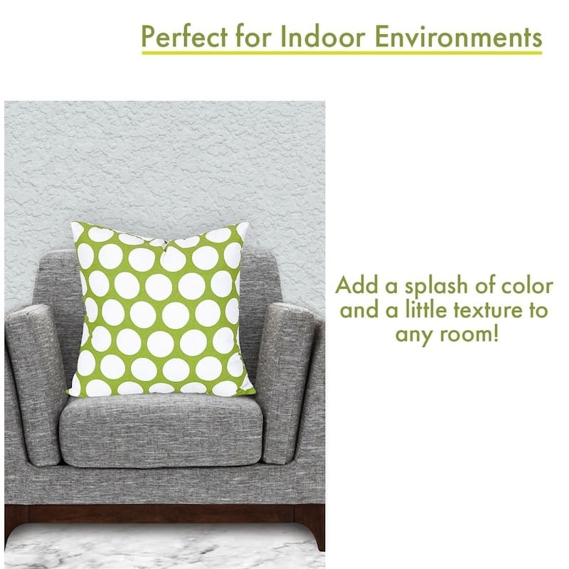Majestic Home Goods Large Polka Dot Indoor Large Pillow 20" L x 8" W x 20" H