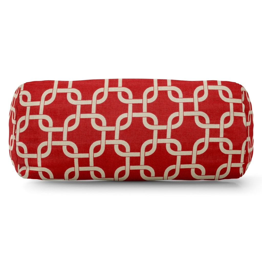 Majestic Home Goods Links Indoor/ Outdoor Bolster Throw Pillow - Small