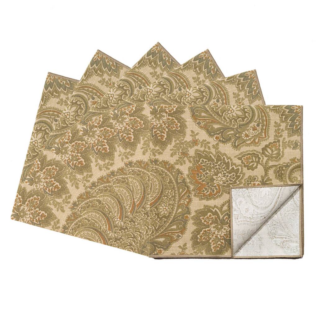Rose Tree Taupe Lyon 18-inch Napkins (Set of 6)