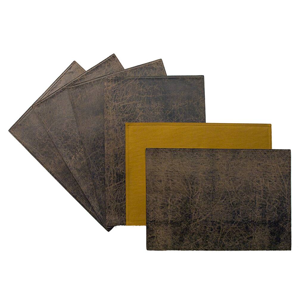 Rose Tree Retro 18-inch Place Mats (Set of 6)