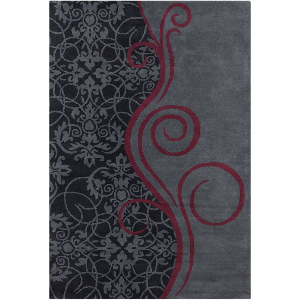 Allie Handmade Wool Rug - 5' x 7'6