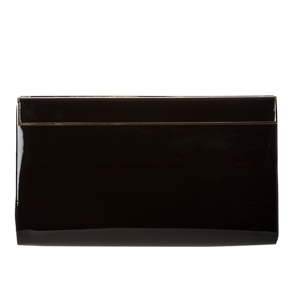 Jimmy Choo 'Cayla' Black Patent Leather Clutch Jimmy Choo Designer Handbags