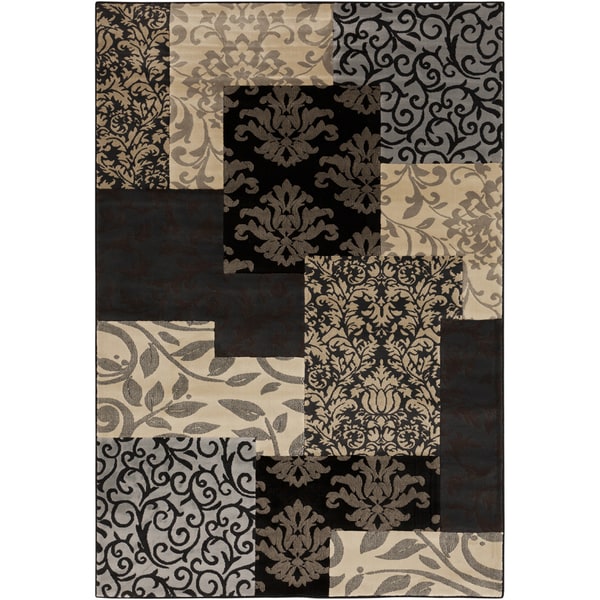 Grey Woven Landgrove Olefin Rug (5'3 x 7'6)