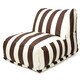 Indoor/Outdoor Vertical Stripe Bean Bag Chair Lounger - Thumbnail 4