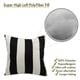preview thumbnail 12 of 24, Majestic Home Goods Striped Indoor/ Outdoor 20-inch Square Pillow