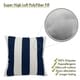 preview thumbnail 8 of 24, Majestic Home Goods Striped Indoor/ Outdoor 20-inch Square Pillow