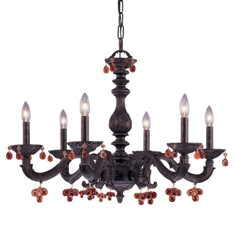 Sutton 6-light Venetian Bronze Chandelier