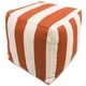 Indoor/Outdoor Majestic Home Goods Vertical Stripe Small Cube Pillow - Thumbnail 7