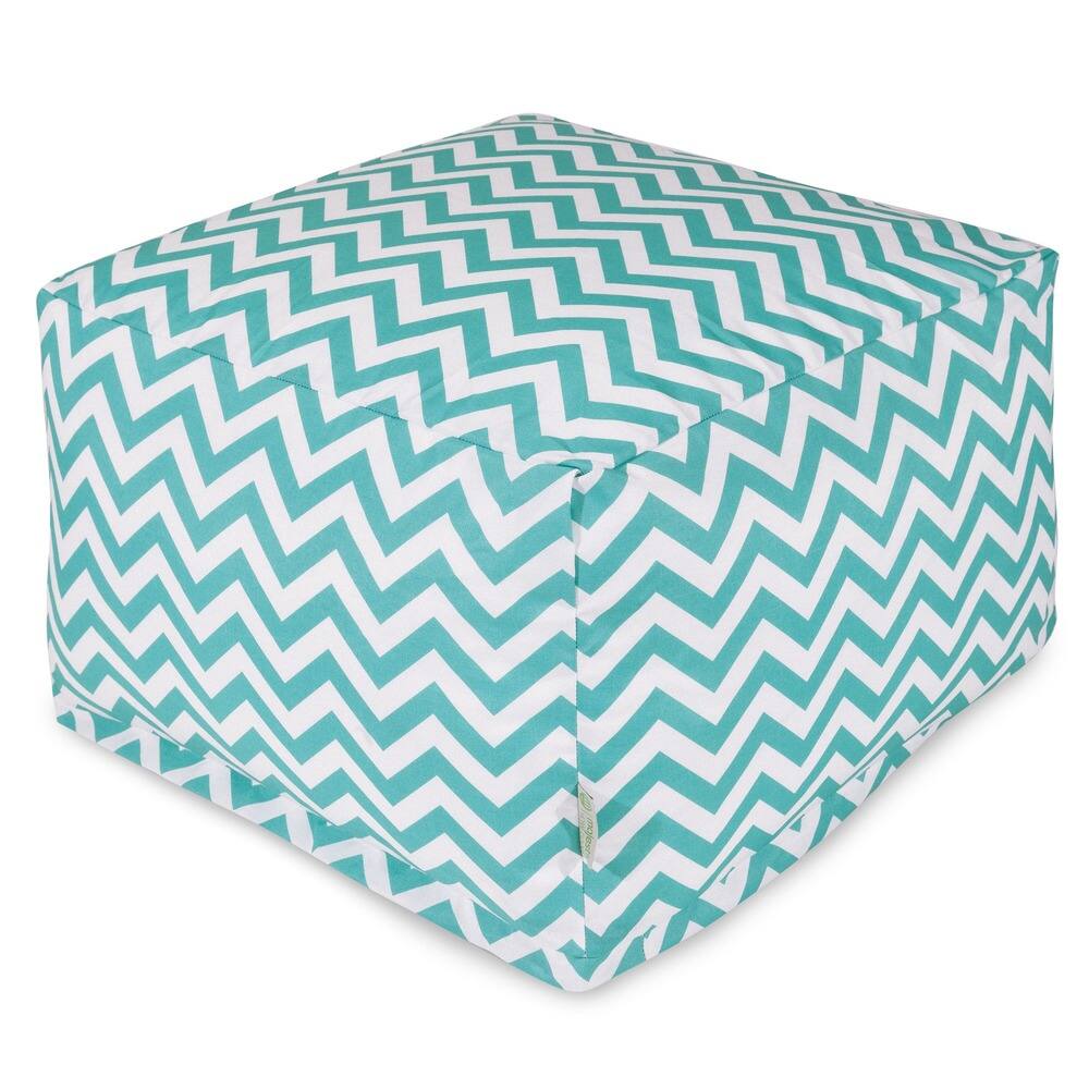 Indoor/Outdoor Majestic Home Goods Large Zig-zag Ottoman