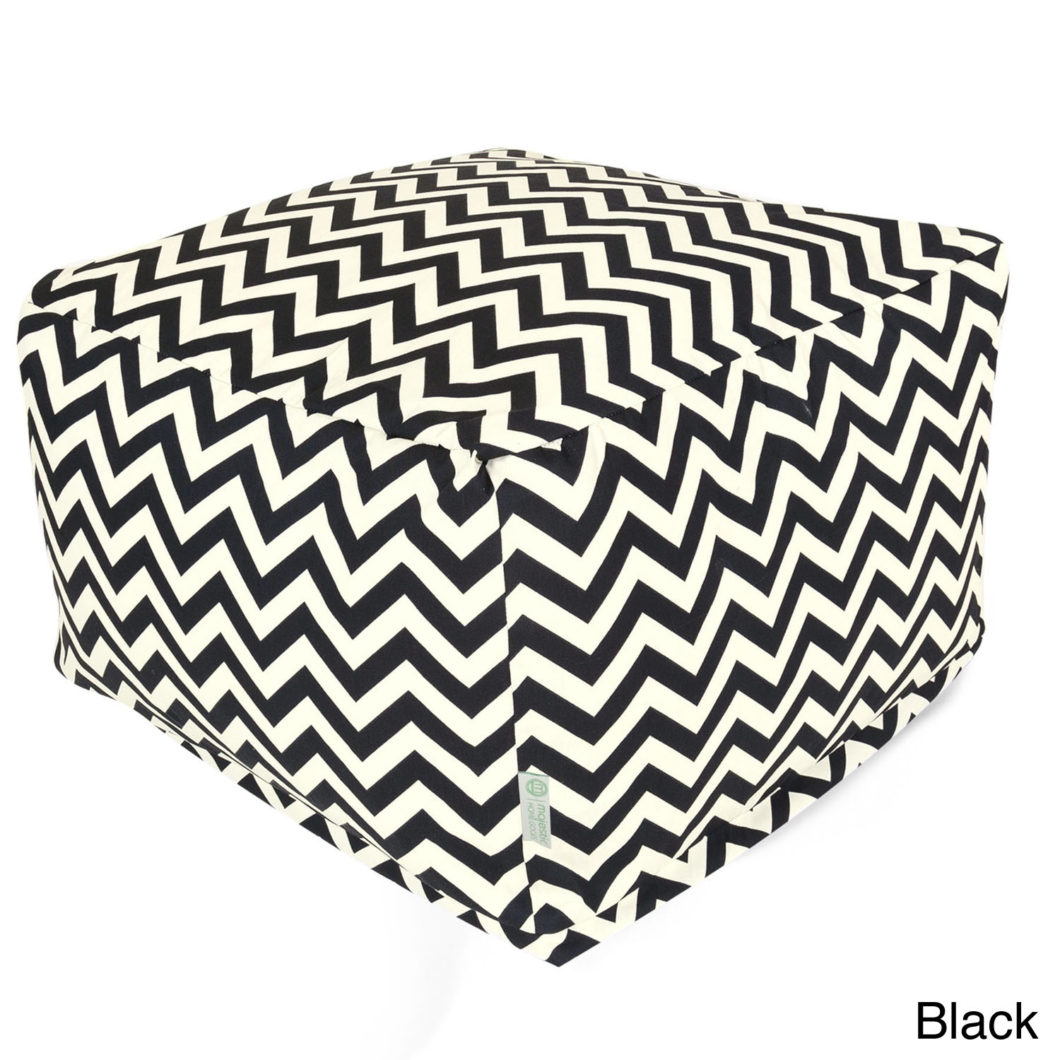 Indoor/outdoor Majestic Home Goods Large Zig zag Ottoman