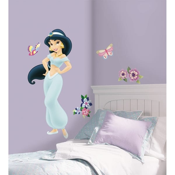 slide 2 of 4, Disney Princess Jasmine Peel & Stick Giant Wall Decal