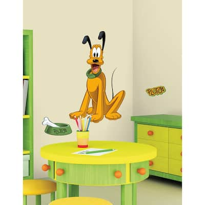 Mickey & Friends Pluto Peel and Stick Giant Wall Decals by RoomMates