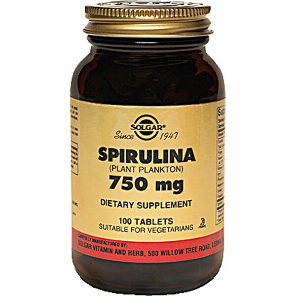 Solgar 750 mg Spirulina (100 Tablets)