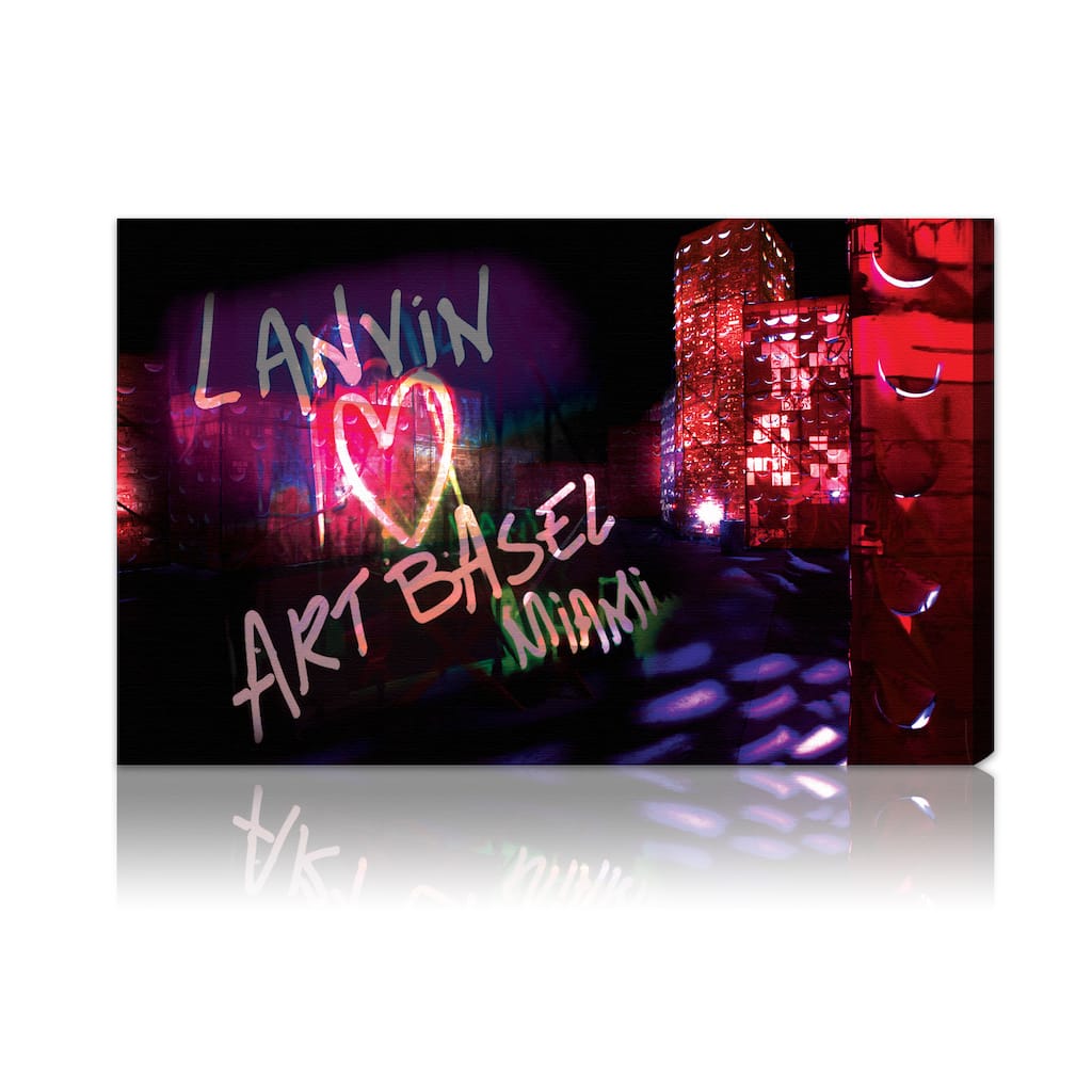 Oliver Gal 'Lanvin Art Basel' Canvas Art Print