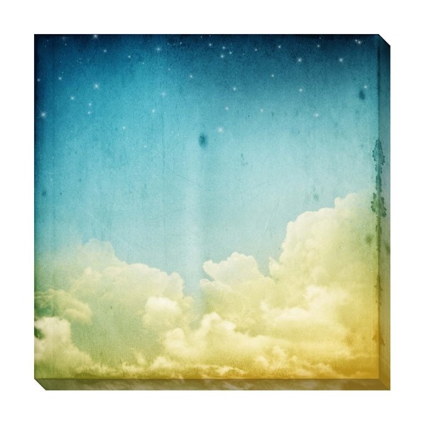 Sleepy Clouds II Oversized Gallery Wrapped Canvas Canvas