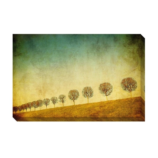 Gallery Direct Row of Trees II Oversized Gallery Wrapped Canvas