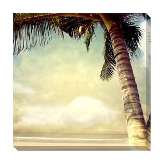 Tropical Vintage IV Oversized Gallery Wrapped Canvas Canvas