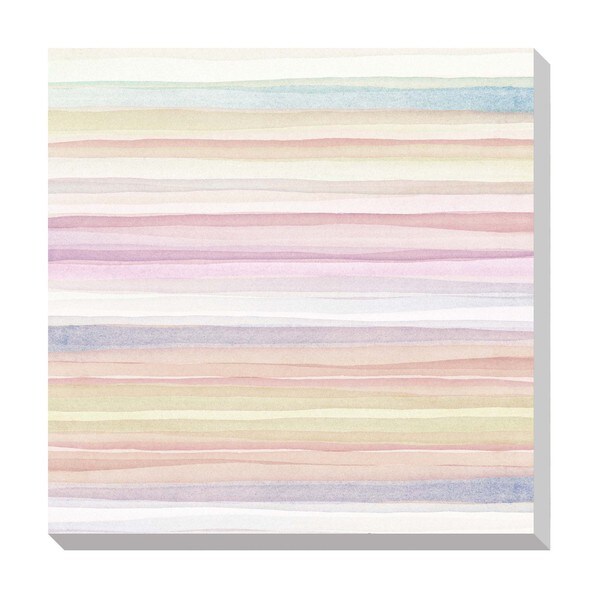 Gallery Direct Water Color Lines III Oversized Gallery Wrapped Canvas