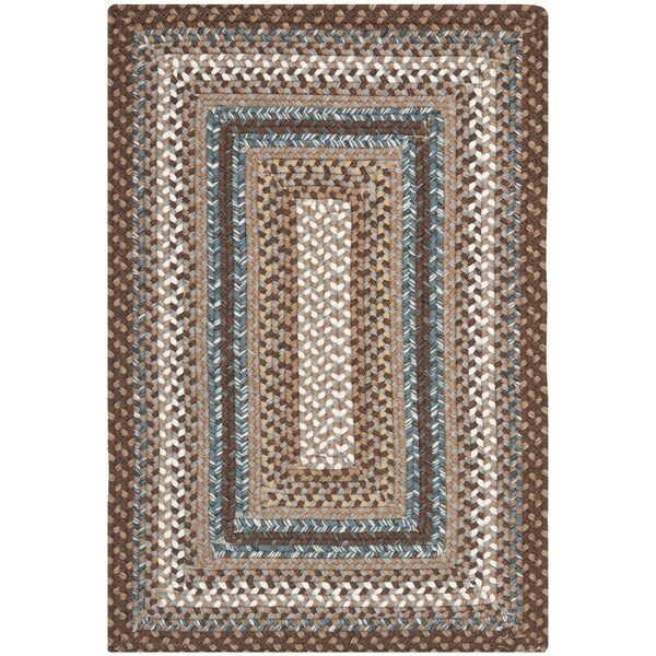 Safavieh Hand-woven Country Living Reversible Brown Braided Rug - 2' x 3'