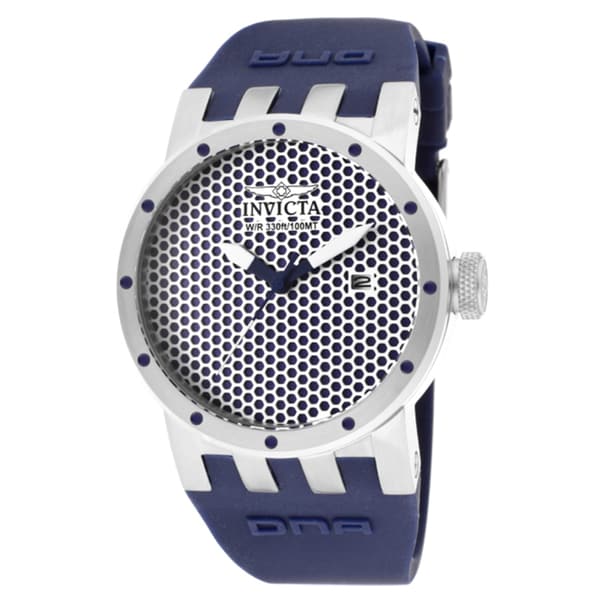 Invicta Women's 'DNA/Mesh' Blue Silicone Watch Invicta Women's Invicta Watches