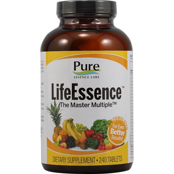 Pure Essence Labs Life Essence The Master Multiple (240 Tablets) - Free ...