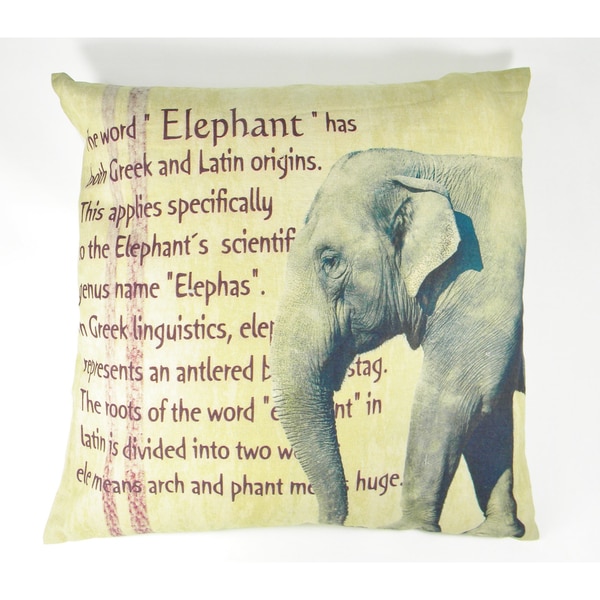 Elephant with Definition Printed Cushion Cover  ™ Shopping