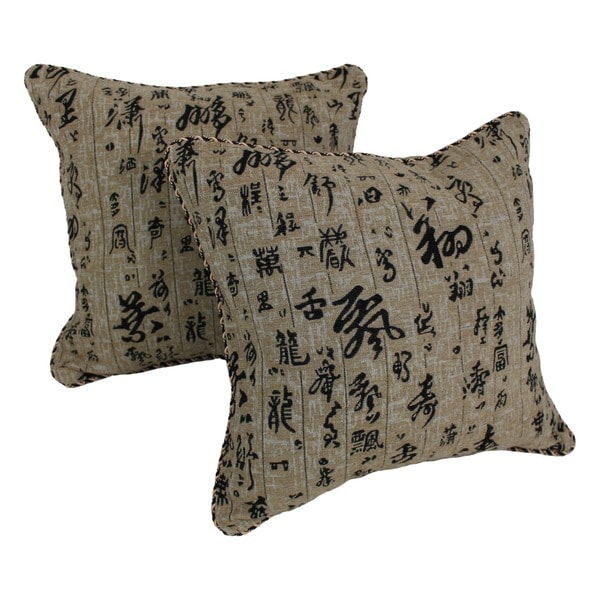 Oriental best sale pillows decorative