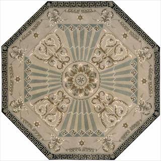 Octagon Area Rugs For Less Nourison Hand Tufted Versailles Palace Beige Green Rug 6 X